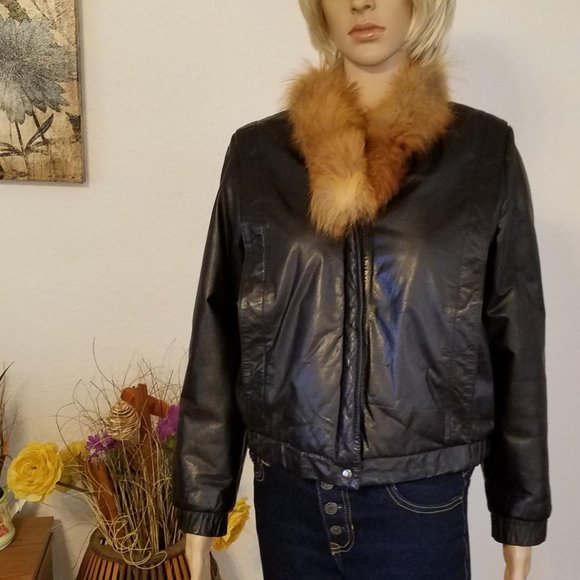 Leather Loft Vintage women's jacket size 9/10 - Picture 1 of 11